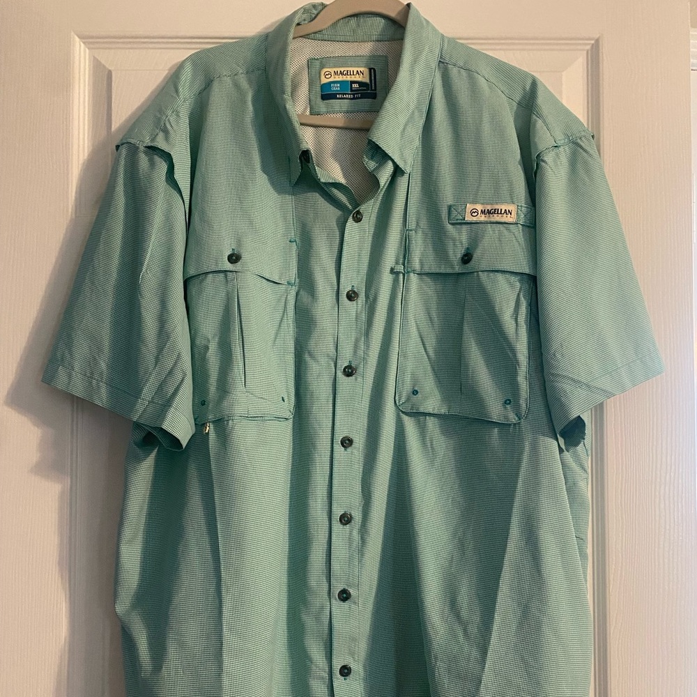 2xl Magellan fishing shirt. Light blue color. Great shape.